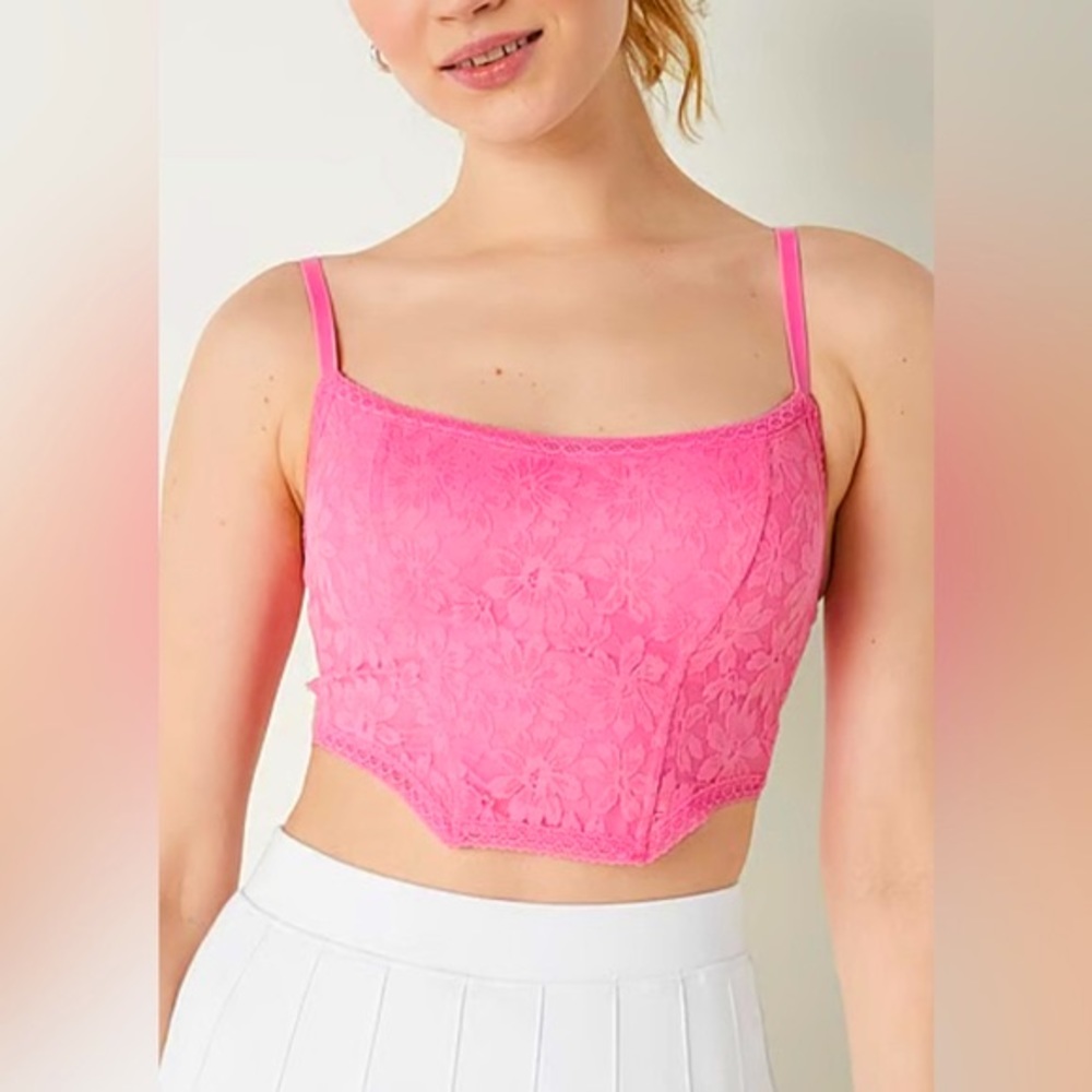 Lace Lightly Libed Corset Top